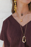 Choker gota jaspe sanguíneo
