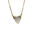 Collar drusa de cuarzo cristal