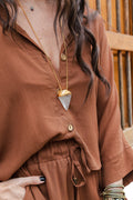 Collar Diamante XL Cuarzo Cristal
