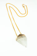 Collar Diamante XL Cuarzo Cristal