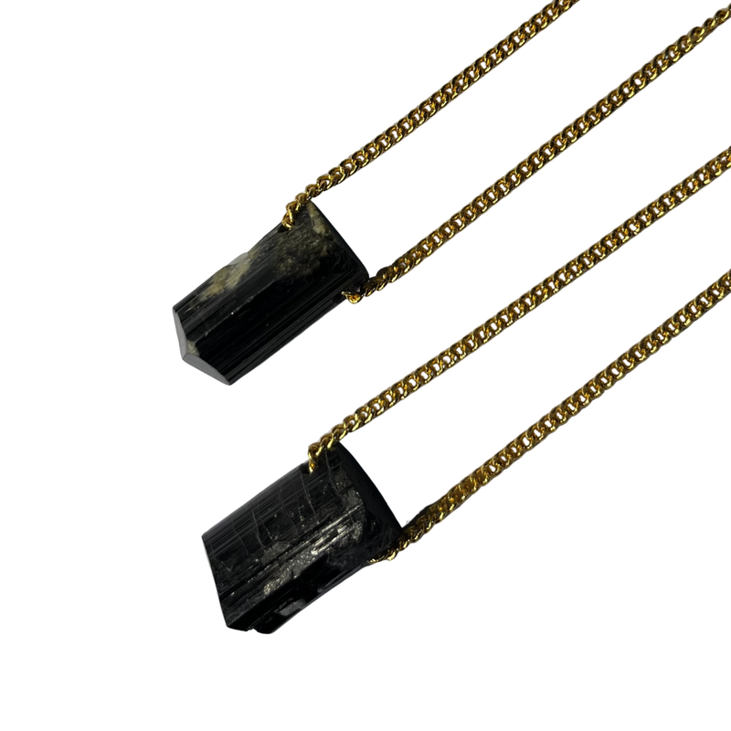 Collar Turmalina Negra XL