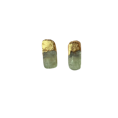 Aretes Cianita Verde