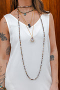 Collar Turmalina Negra XL