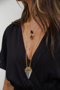 Collar Diamante XL Cuarzo Cristal