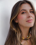 Aretes drusa de ágata estrella